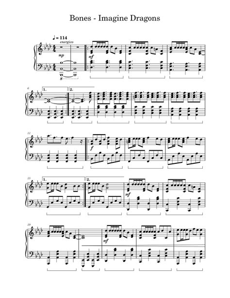 bones imagine dragons piano|Imagine Dragons Wake the Undead in New ‘Thriller’.